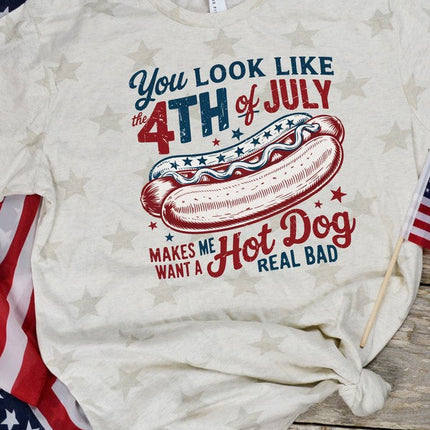 You Look Like the 4th of July Graphic Star Tee