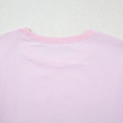 Women Flag Bow Graphic Crewneck Tee