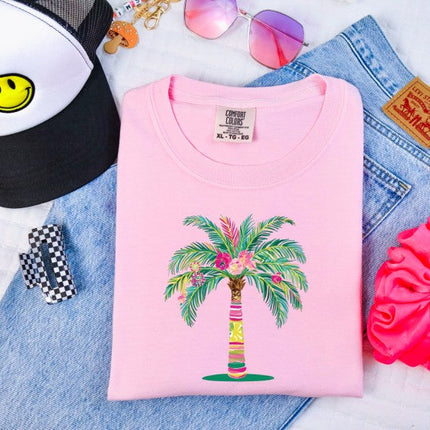 Preppy Palm Comfort Color Tee