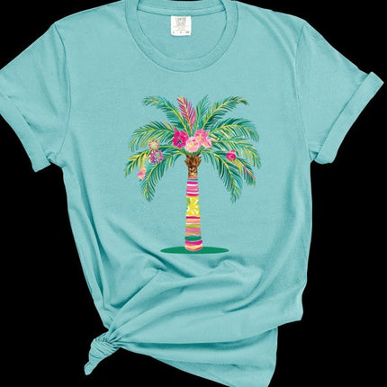 Preppy Palm Comfort Color Tee