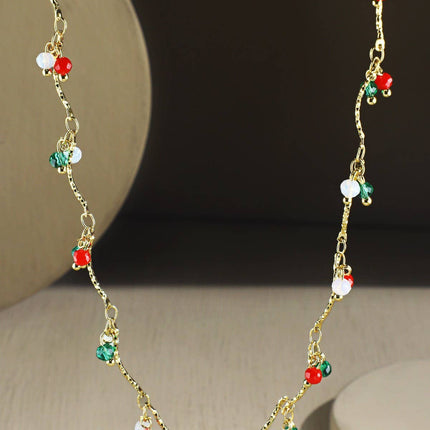 Holiday Beaded Necklace