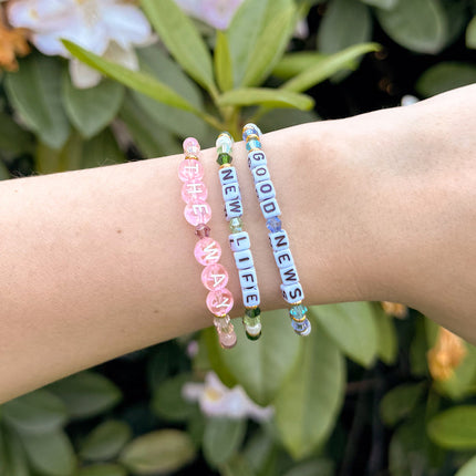 New Life Letter Bracelet