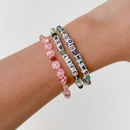 The Way Letter Bracelet