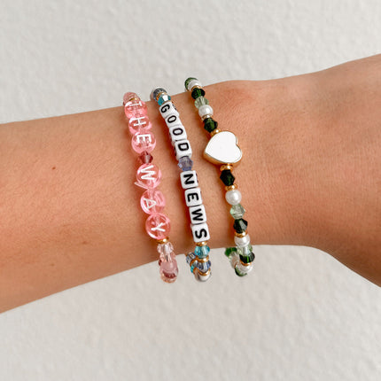 New Life Letter Bracelet