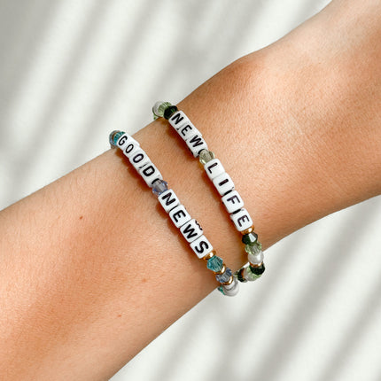 New Life Letter Bracelet