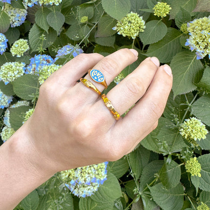 Loved Oval Signet Ring