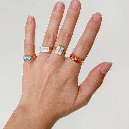 Loved Oval Signet Ring