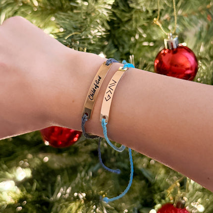 Blue Highs and Lows Bracelet
