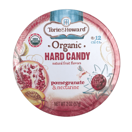Hard Candy, Organic, Pomegranate & Nectarine