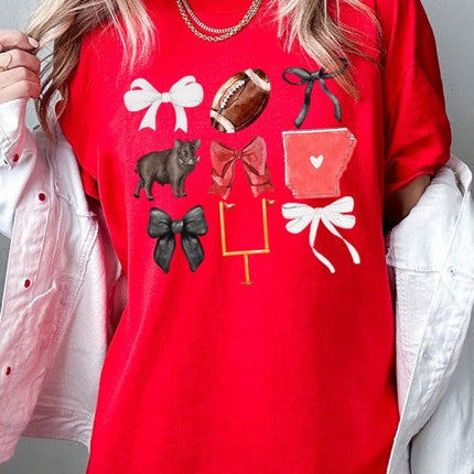 Arkansas Football Graphic Heavy Cotton Tee