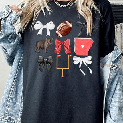 Arkansas Football Graphic Heavy Cotton Tee