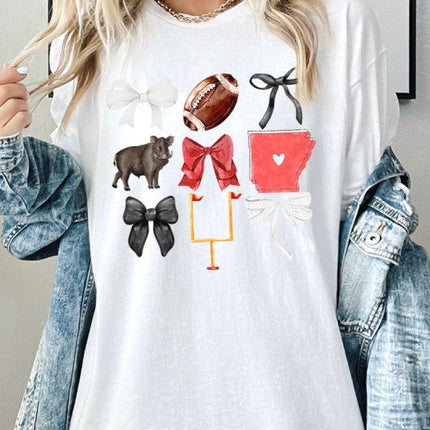 Arkansas Football Graphic Heavy Cotton Tee