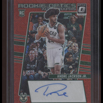 Andre Jackson Jr. 2023-24 Donruss Optic #ROA-AJJ Rookie Optics Autographs Choice