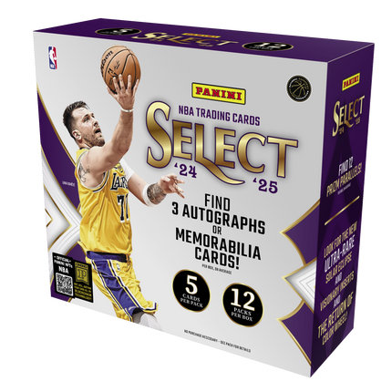 2024-25 Panini Select NBA Trading Card Box (Hobby)