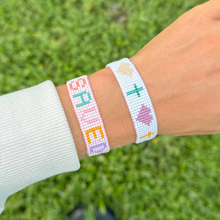 Saved Micro Bead String Bracelet
