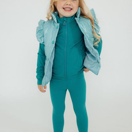 Turbo Teal Active Legging