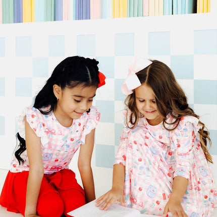 School Days 3/4 Ruffle Twirl Dress