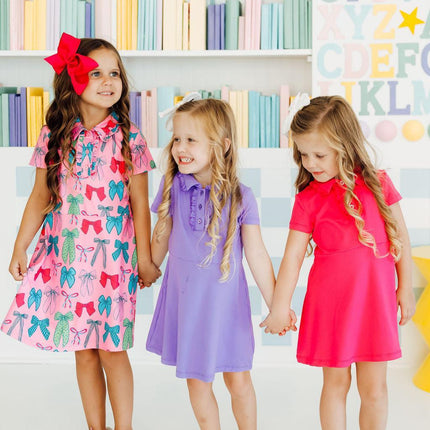 Periwinkle S/S Polo Dress