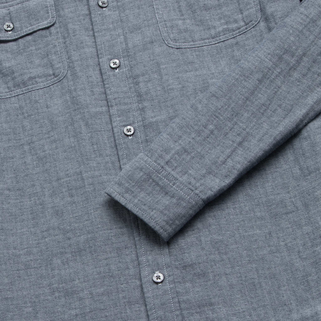 Zhu Double Gauze Shirt - Navy