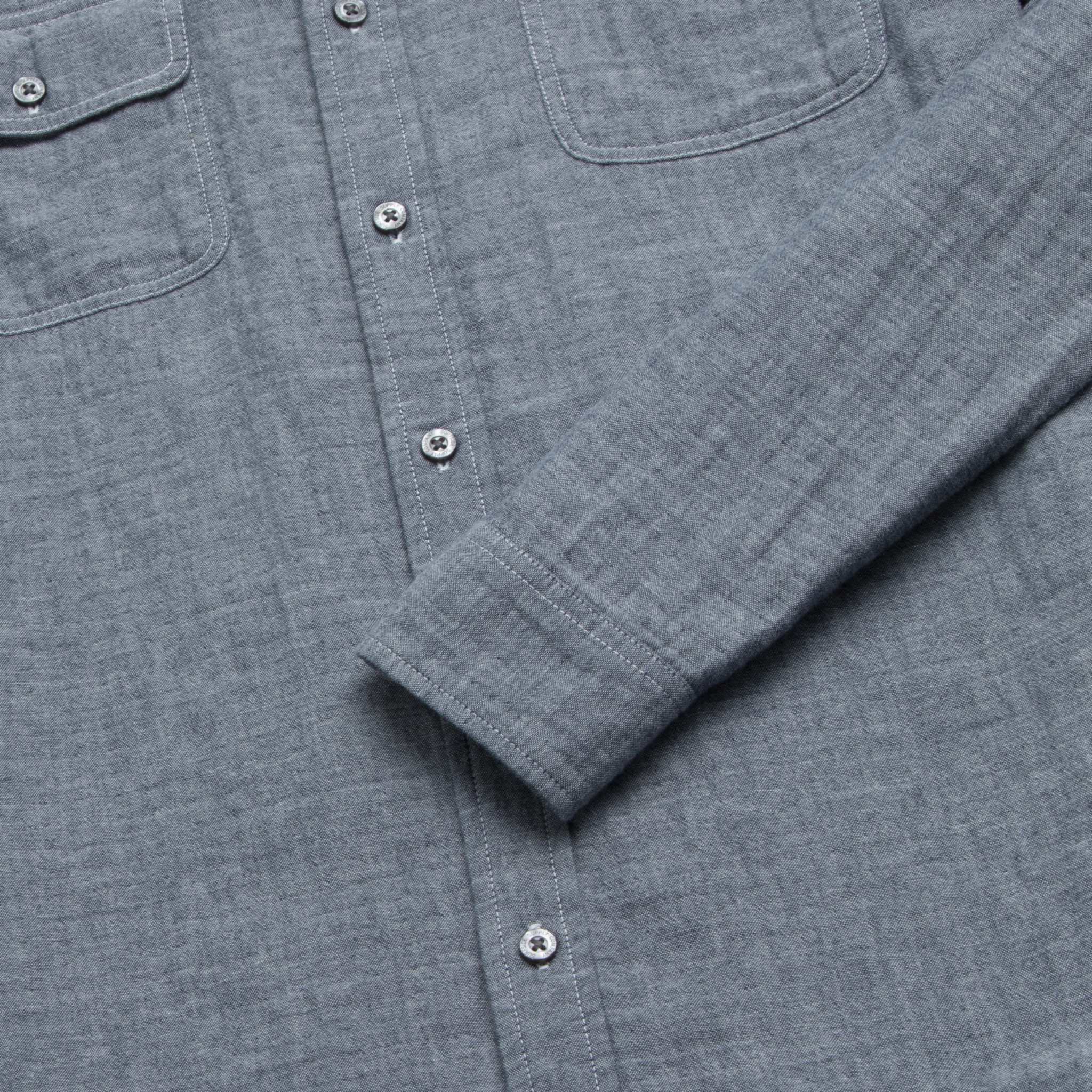 Zhu Double Gauze Shirt - Navy