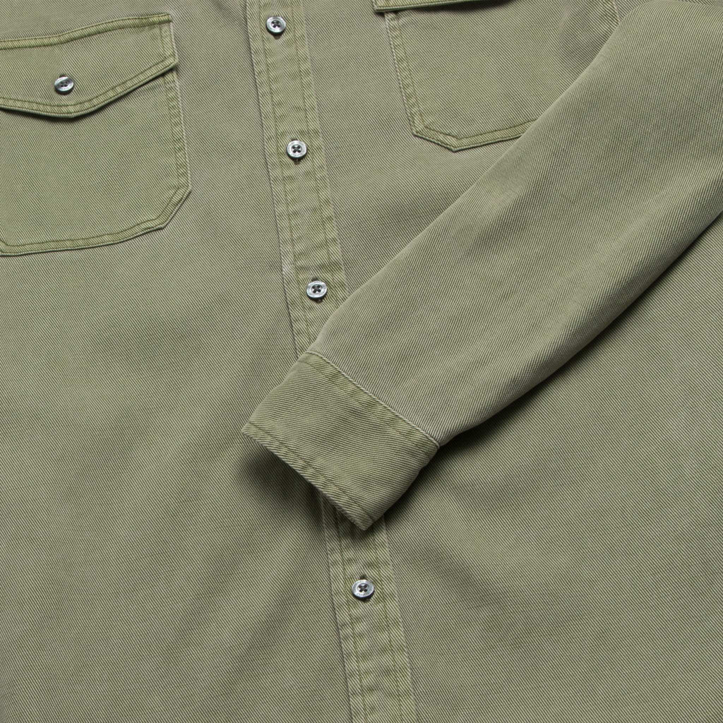 Jeb Tencel Shirt - Lichen Green