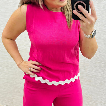 Hot Pink Ric Rac SET