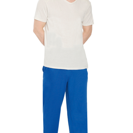 Mens Pull On Elastic Waist Knit Pants - Relaxed Dressing for Comfort