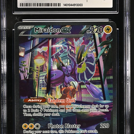 Miraidon ex 2023 Scarlet & Violet #244/198 CGC 10
