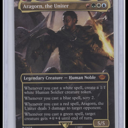 Aragorn, the Uniter (Borderless) The Lord of the Rings: #434