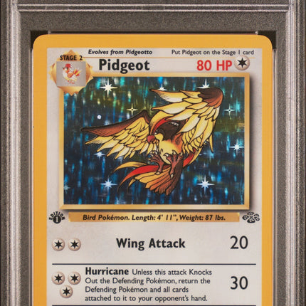 Pidgeot-Holo 1999 Pokemon Jungle #8 1st Edition PSA 8