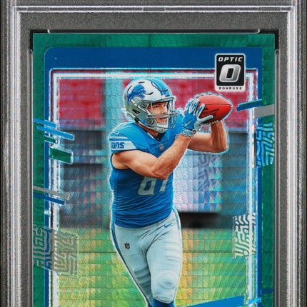 Sam Laporta 2023 Panini Donruss Optic #237 Green Hyper PSA 10