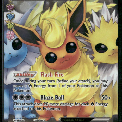 Flareon EX (Full Art) Generations: Radiant Collection #RC28/RC32
