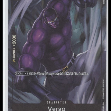 Vergo (Full Art) Premium Booster -The Best- #OP03-079