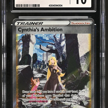 Cynthia's Ambition 2023 Crown Zenith #GG60/GG70 CGC 10