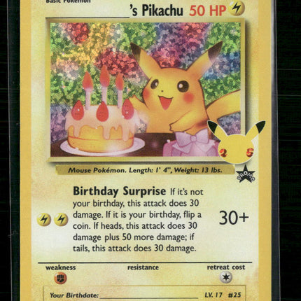 ______'s Pikachu Celebrations: Classic Collection #24/53