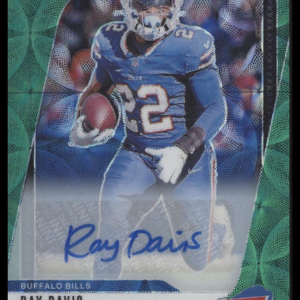 Ray Davis 2024 Panini Prizm #382 Green Scope #/75