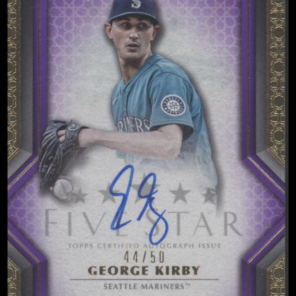George Kirby 2023 Topps Five Star #FSA-GKI Purple #/50