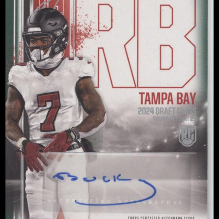 Bucky Irving 2024 Topps Signature Class Auto Variation Green #/150