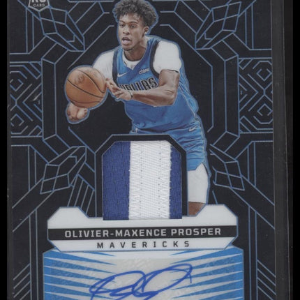 Olivier-Maxence Prosper 2023-24 Panini Obsidian #214 Electric Etch Blue #/27