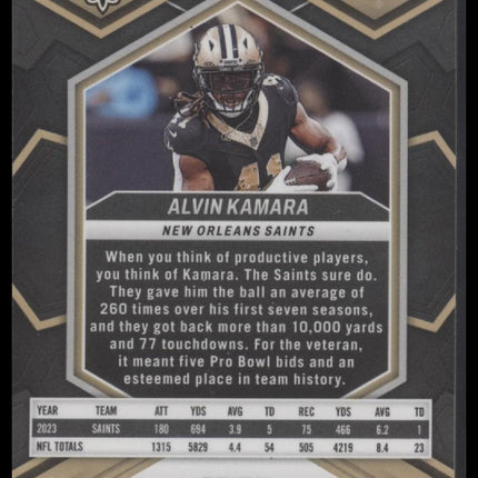 Alvin Kamara 2024 Panini Mosaic #156 Honeycomb
