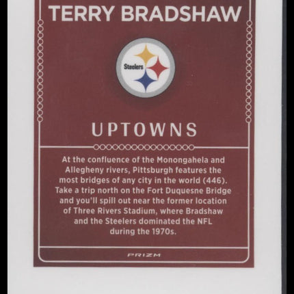 Terry Bradshaw 2024 Donruss Optic #25 Uptowns