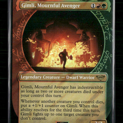 Gimli, Mournful Avenger (Showcase) (Surge foil)