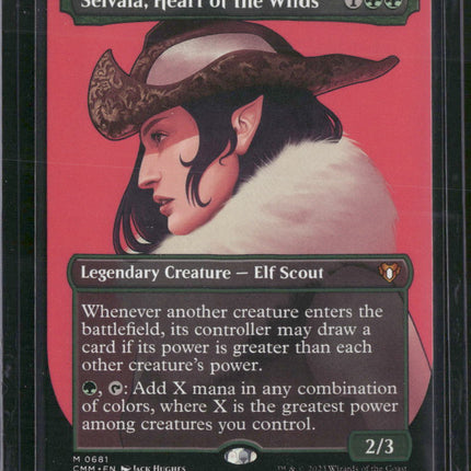 Selvala, Heart of the Wilds (Borderless) Commander Masters #681