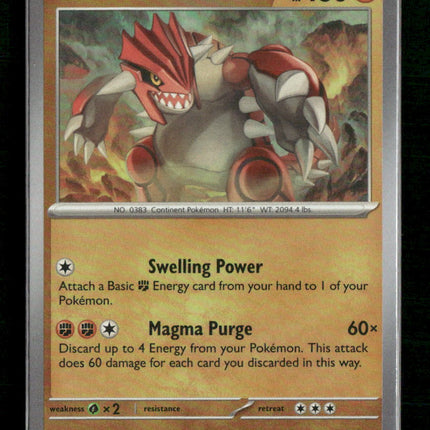 Groudon (Master Ball Pattern) SV: Prismatic Evolutions #049/131