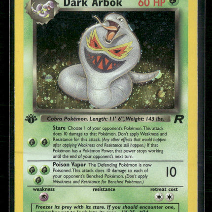 Dark Arbok 1st Edition WoTC #2/82