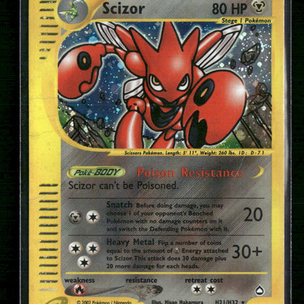 Scizor (H21) Aquapolis #H21/H32