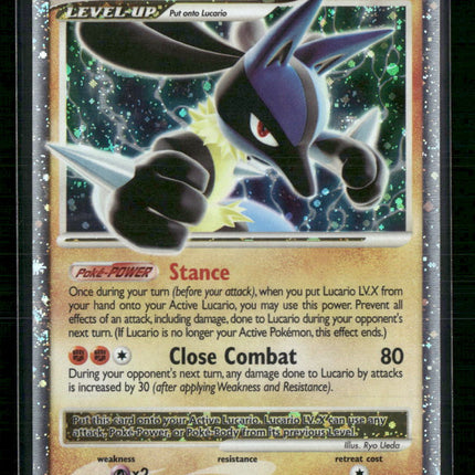 Lucario LV.X Diamond and Pearl Promos #DP12