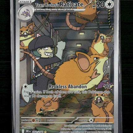 Team Rocket's Raticate SV10: Destined Rivals #202/182