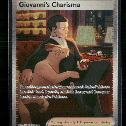 Giovanni's Charisma SV: Scarlet & Violet 151 #204/165