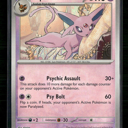 Espeon (Master Ball Pattern) SV: Prismatic Evolutions #033/131
